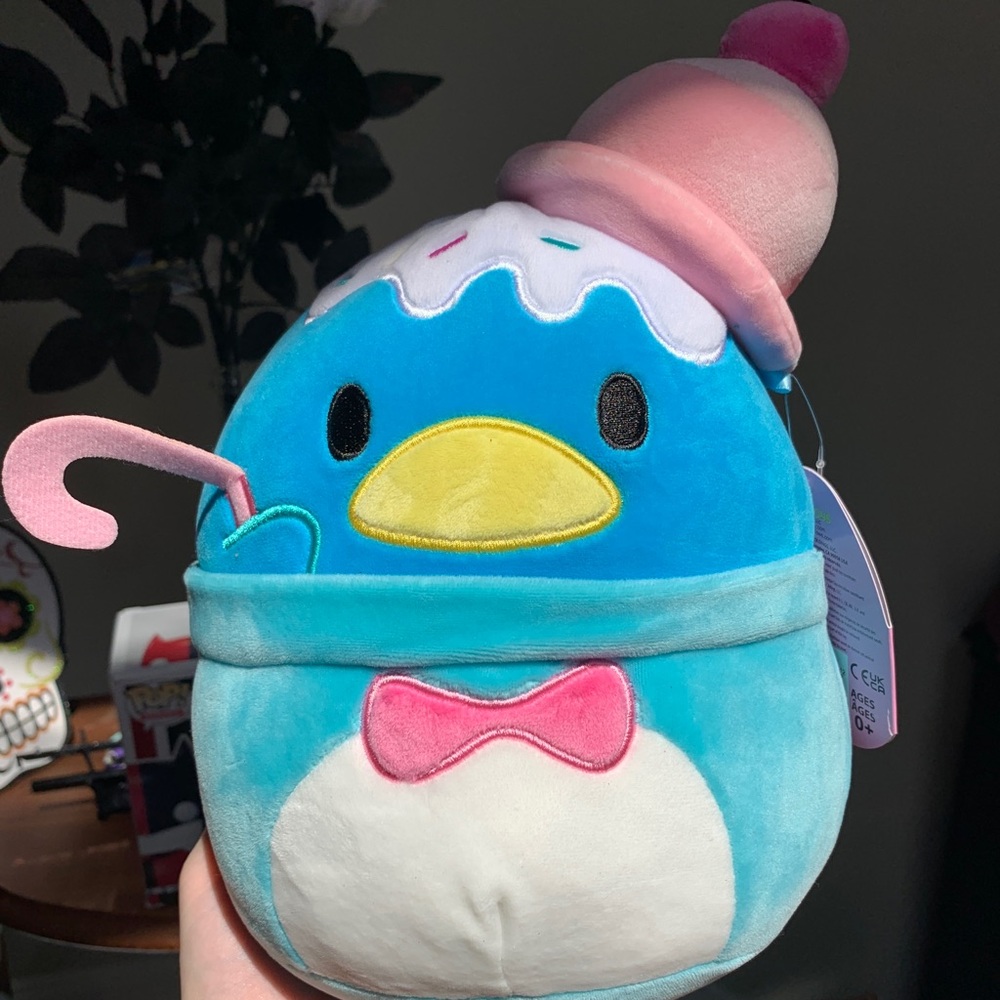 NWT 8" Squishmallows Tuxedo Sam Sanrio Plush